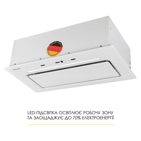 Фото - Витяжка вбудована Weilor LUMINA WBG 65 WHITE