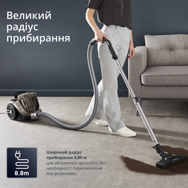 Фото - Пилосос для сухого прибирання без мішка Rowenta RO4B50EA Compact Power XXL