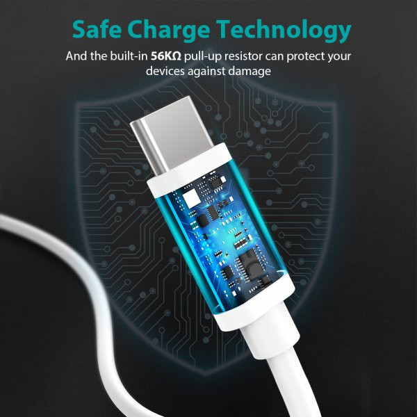 Фото - Кабель USB type A - USB type A Choetech USB 2.0 A-тато/C-тато 1m (AC0002-WH)