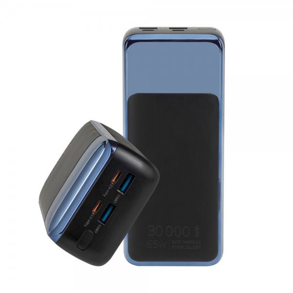 Фото - Батарея мобильная RIVACASE 30000 mAh 65W Black (RIVAPOWER VA1080 (Black))