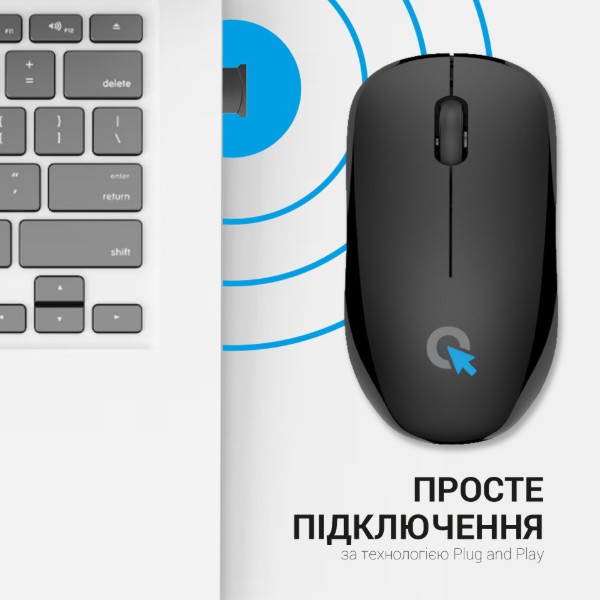 Фото - Мышь беспроводная OfficePro M183 Black