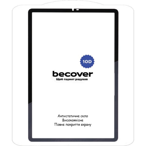 Фото - Защитное стекло для планшета BeCover 10D for Samsung Galaxy Tab S6 Lite 10.4 P610/P613/P615/P619 Black (710582)