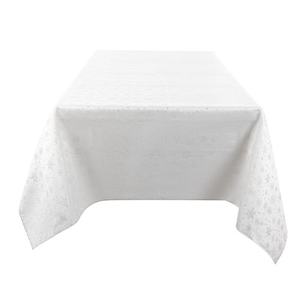 Фото - Скатерть прямоугольная Lefard Copo lurex teflon plata 160х240 см (715-347)
