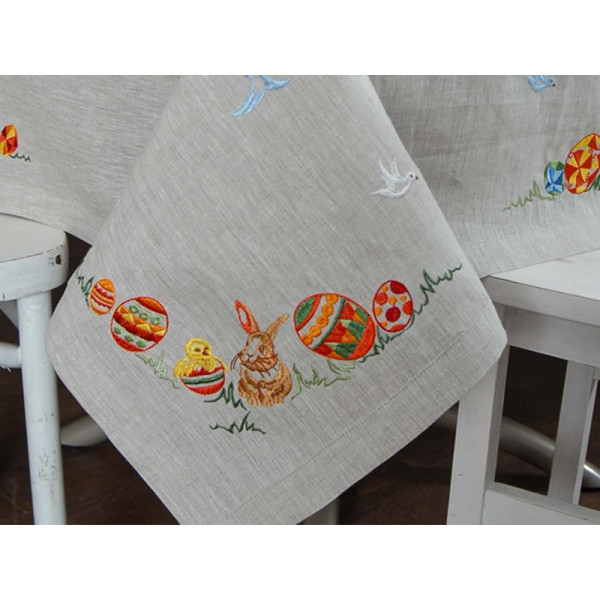 Фото - Скатертина прямокутна Lefard Великоднє дерево 240х140 (08-020)