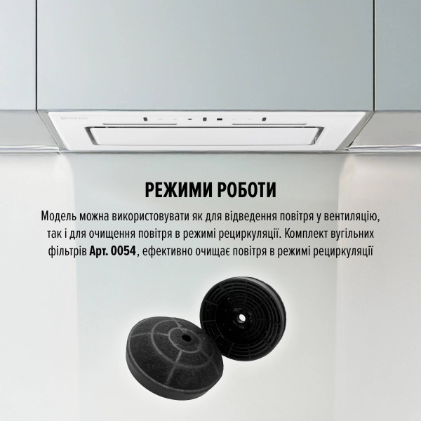 Фото - Вытяжка встраиваемая Perfelli NUOVA 6NWR BIANCO