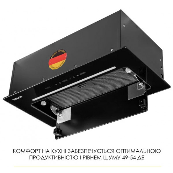 Фото - Витяжка вбудована Weilor LUMINA WBG 65 BLACK