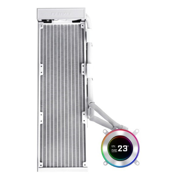 Фото - Водяна система охолодження Lian Li HydroShift II LCD-C 360 FANLESS White (G89.GHS2LCD36W.00)