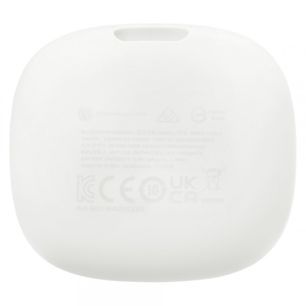 Фото - Навушники-вкладиші бездротові TWS JBL Wave Flex 2 White (JBLWFLEX2WHT)