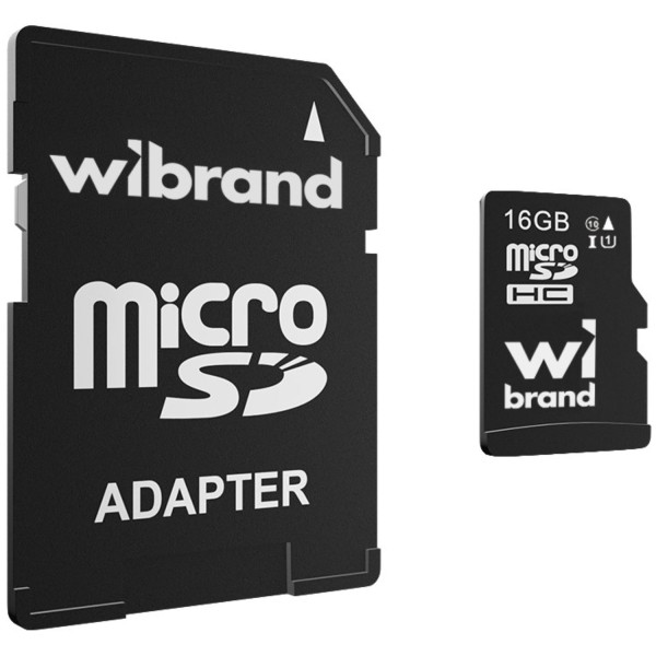 Фото - Карта пам'яті Wibrand К16Gb class 10 (WICDHU1/16GB)