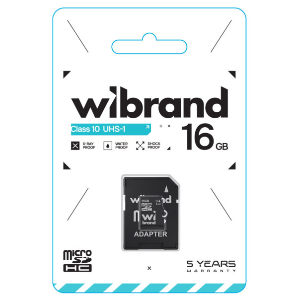 Фото - Карта пам'яті Wibrand К16Gb class 10 (WICDHU1/16GB)