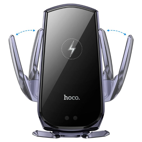 Фото - Автотримач HOCO CA202 Black metal gray (6942007623469)