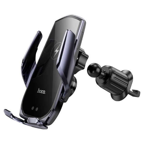 Фото - Автотримач HOCO CA202 Black metal gray (6942007623469)