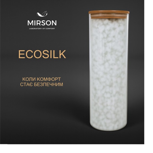 Фото - Подушка стандартная MirSon антиаллергенная №744 Julia Ecosilk упругая 50х70 см (2200001485419)