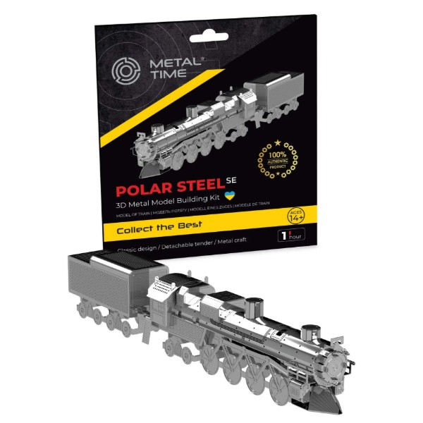 Фото - Металлический конструктор Metal Time Polar Steel SE Magic Express Train (MT082)