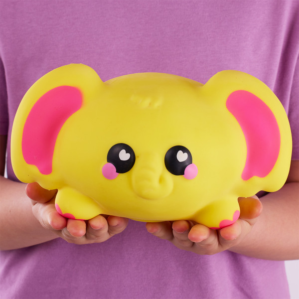 Фото - Стретч-антистресс Smooshzees серии Snugzees - СЛОН КАСТЕД (08237)