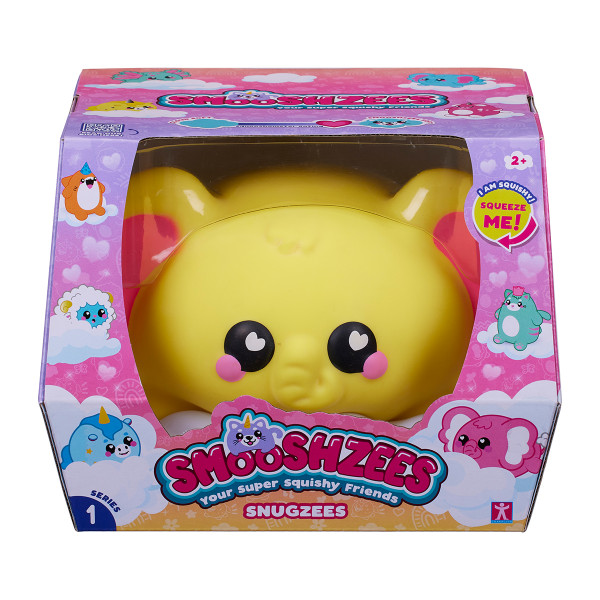 Фото - Стретч-антистресс Smooshzees серии Snugzees - СЛОН КАСТЕД (08237)