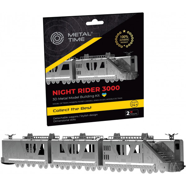 Фото - Металевий конструктор Metal Time Night Rider 3000 Apocalyptic Train (MT083)