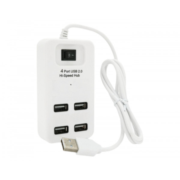 Фото - Хаб USB Voltronic USB 2.0 4 порта White (YT-HWS4-W)
