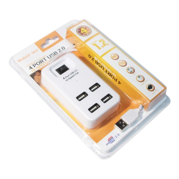 Фото - Хаб USB Voltronic USB 2.0 4 порта White (YT-HWS4-W)