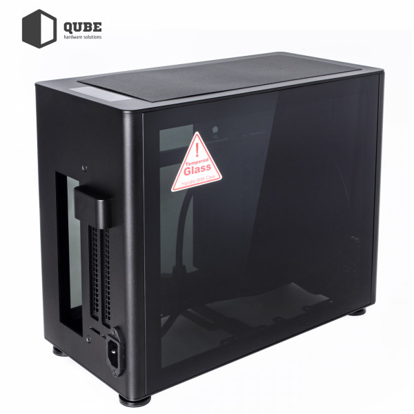 Фото - Корпус QUBE A4 Aluminum Black (QBA4I_WBNU3)