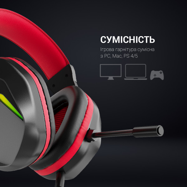 Фото - Гарнітура дротова ігрова GamePro Racer (HS311)
