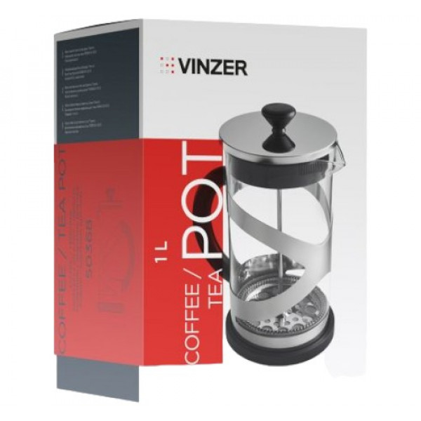 Фото - Уценка - Френч-пресс Vinzer 1000 мл (50368)