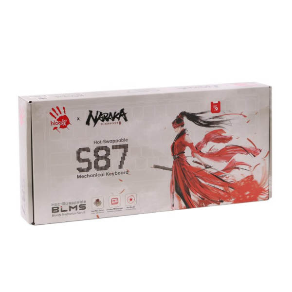 Фото - Клавиатура проводная игровая Bloody S87 (Naraka)
