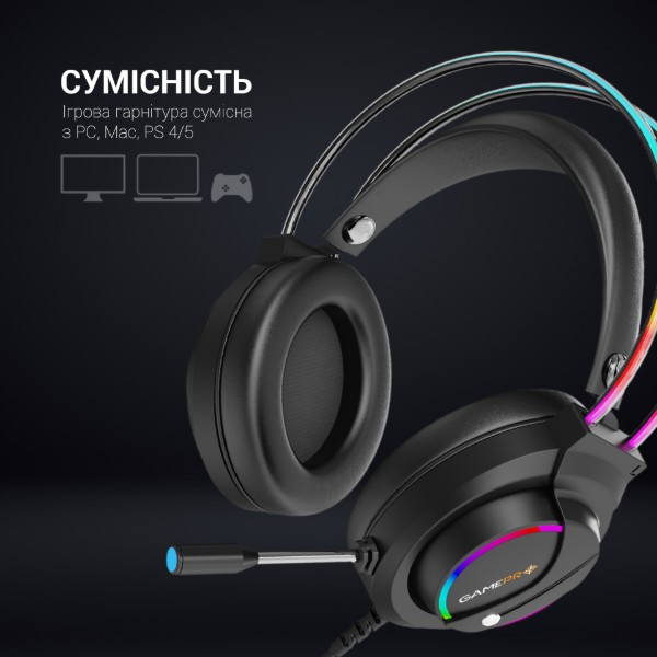 Фото - Гарнитура проводная игровая GamePro HS733