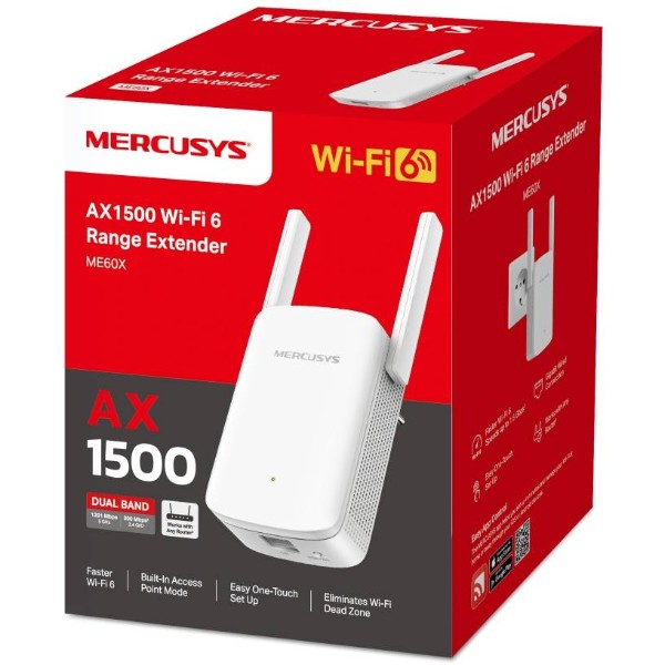 Фото - Підсилювач бездротового сигнала Mercusys ME60X