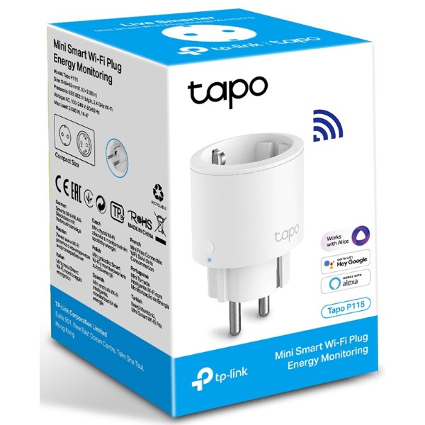 Фото - Розумна розетка TP-Link Tapo P115 (1-pack)