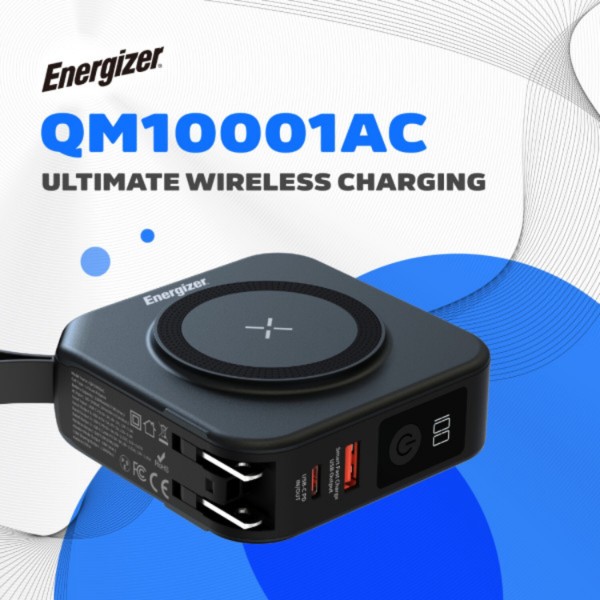 Фото - Батарея мобільна Energizer 10000mAh 20W (QM10001AC)