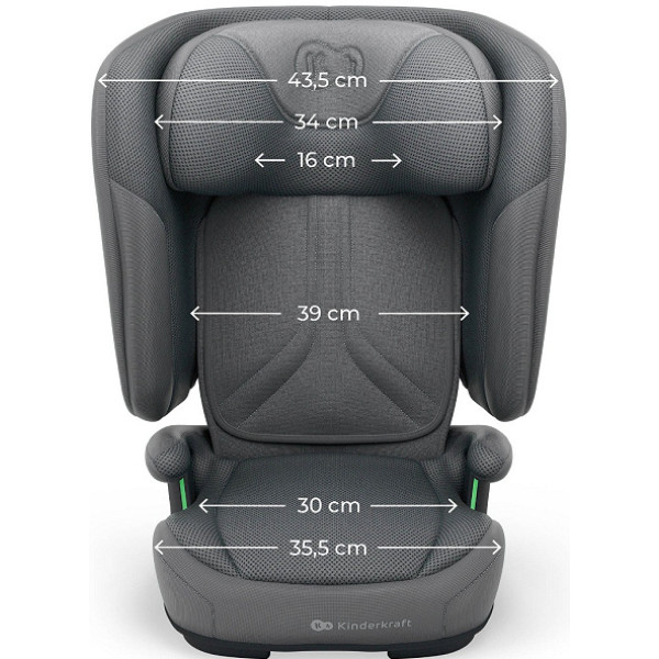Фото - Автокрісло Kinderkraft Unity 2 i-Size Grey (KCUNIT02GRY0000)