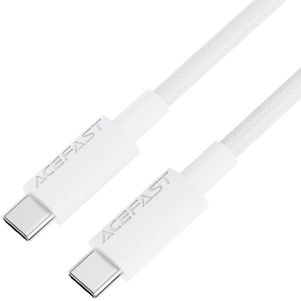Фото - Кабель AceFast C18-03 USB-C to USB-C White (6974316284253)