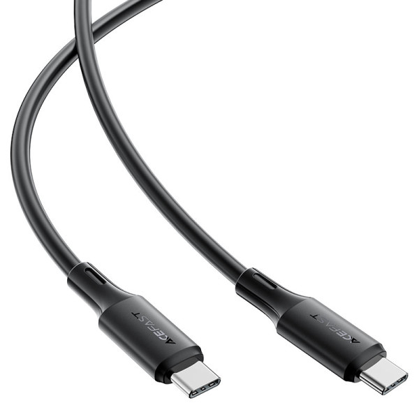 Фото - Кабель синхронізації даних AceFast C17-03 USB-C to USB-C Black (6974316284161)