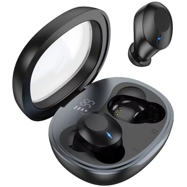 Фото - Наушники вкладыши беспроводные TWS HOCO EQ3 Smart true wireless BT headset Black (6931474798558) Фото - Наушники вкладыши беспроводные TWS HOCO EQ3 Smart true wireless BT headset Black (6931474798558)