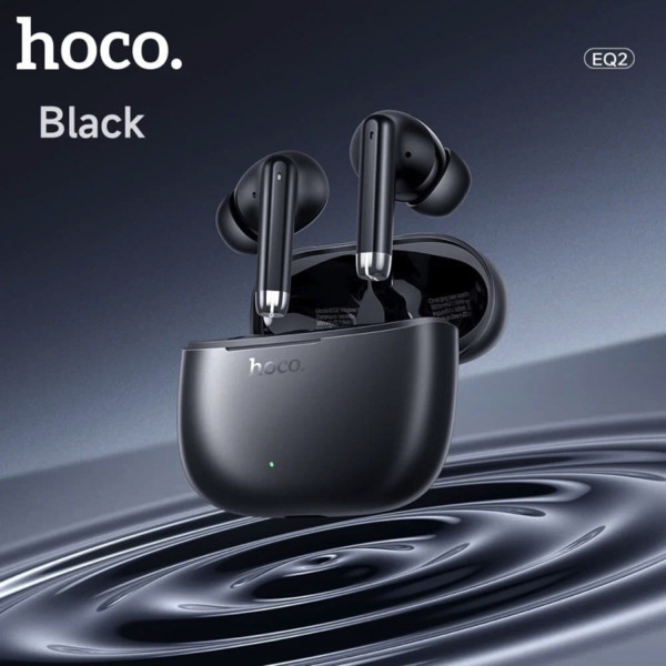 Фото - Навушники вкладиші бездротові TWS HOCO EQ2 Thought true wireless BT headset Black (6931474798527)