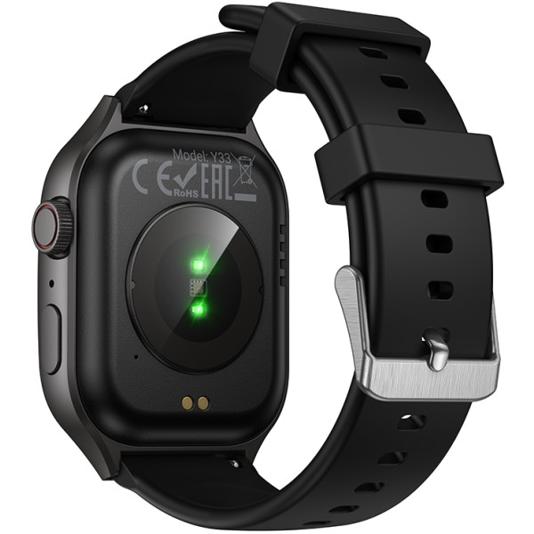 Фото - Смарт-годинник HOCO Y33 51mm. 200 mAh. Smart sports watch Black (6942007660815)