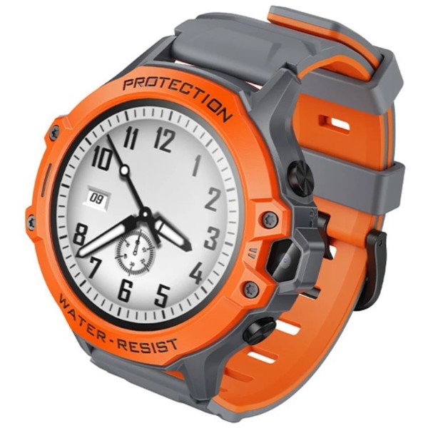 Фото - Детские часы HOCO Y107 4G 32mm 700 mAh IP54 orange (6942007666060)