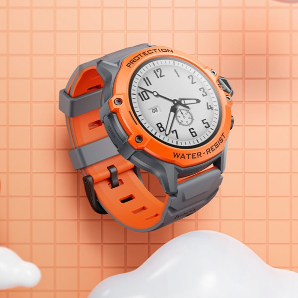 Фото - Детские часы HOCO Y107 4G 32mm 700 mAh IP54 orange (6942007666060)
