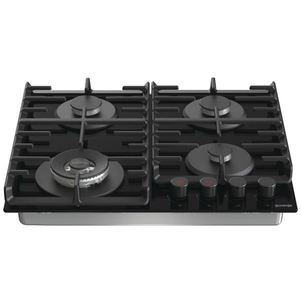 Фото - Уценка - Варочная панель газовая Gorenje GKTW642SYB Black