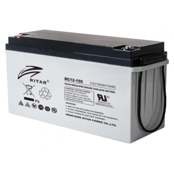 Фото - Аккумулятор для ИБП Ritar DC12-150 12V 150Ah (9843)