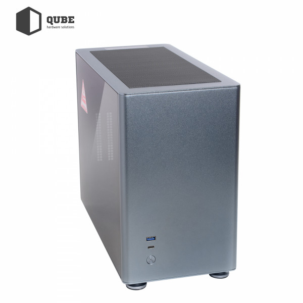 Фото - Корпус QUBE A4 Aluminum Gray (QBA4I_WGNU3)