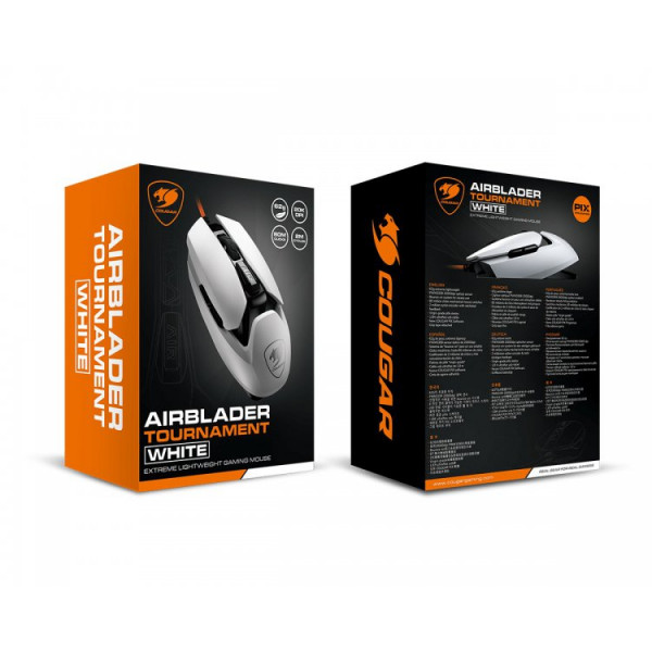Фото - Миша дротова ігрова Cougar AirBlader Tournament White