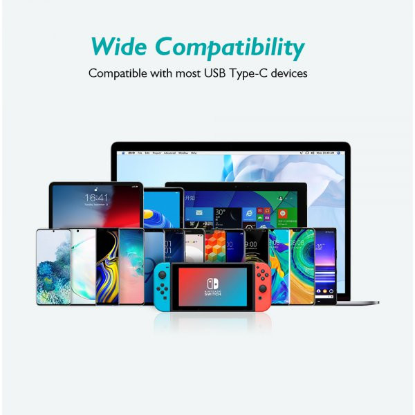 Фото - Кабель USB type A - USB type A Choetech USB 2.0 A-тато/C-тато 1m (AC0002-WH)