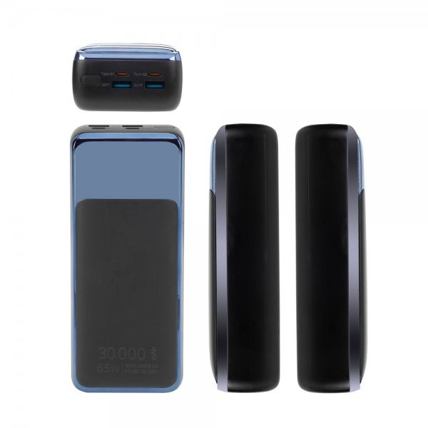 Фото - Батарея мобильная RIVACASE 30000 mAh 65W Black (RIVAPOWER VA1080 (Black))