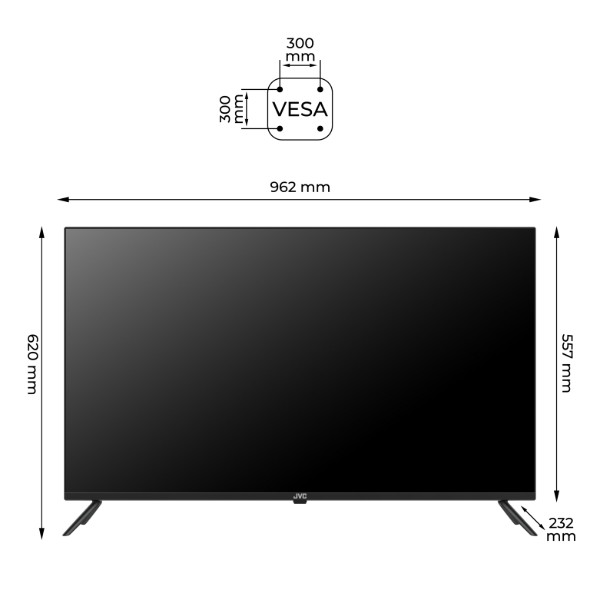 Фото - Телевизор JVC LT-43MU639