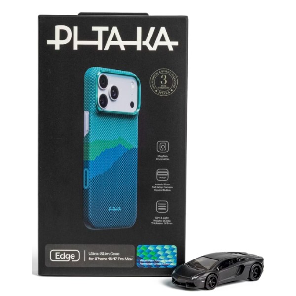 Фото - Чохол для смартфону Pitaka Edge Ultra-Slim Case Over The Horizon Summer Noon-02 for iPhone 18 Pro/17 Pro (KI1809P)