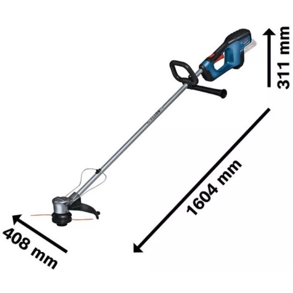 Фото - Тример садовий Bosch Professional GRT 18V-33  без АКБ та ЗП (0.600.8D0.000)