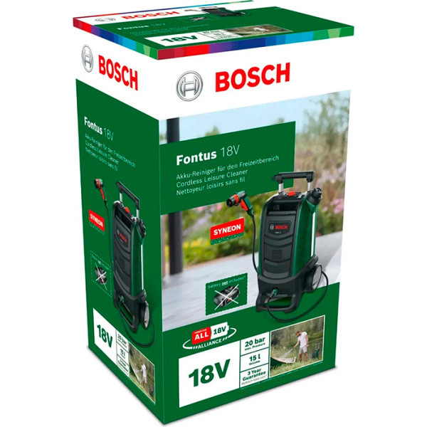 Фото - Минимойка Bosch Fontus без АКБ и ЗУ (0.600.8B6.102)