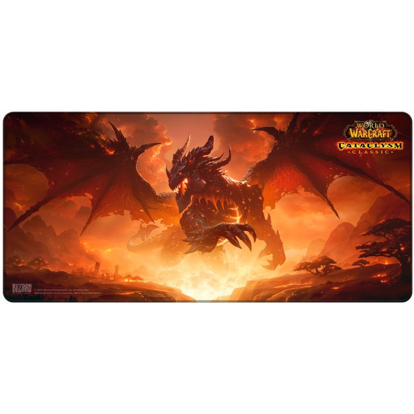 Фото - Коврик для мыши игровой Blizzard WORLD OF WARCRAFT Classic: Cataclysm Deathwing XL (FBLMPWOWCATDW25XL)